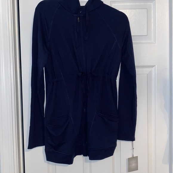 NWT Medium Navy maternity jacket - Picture 1 of 4